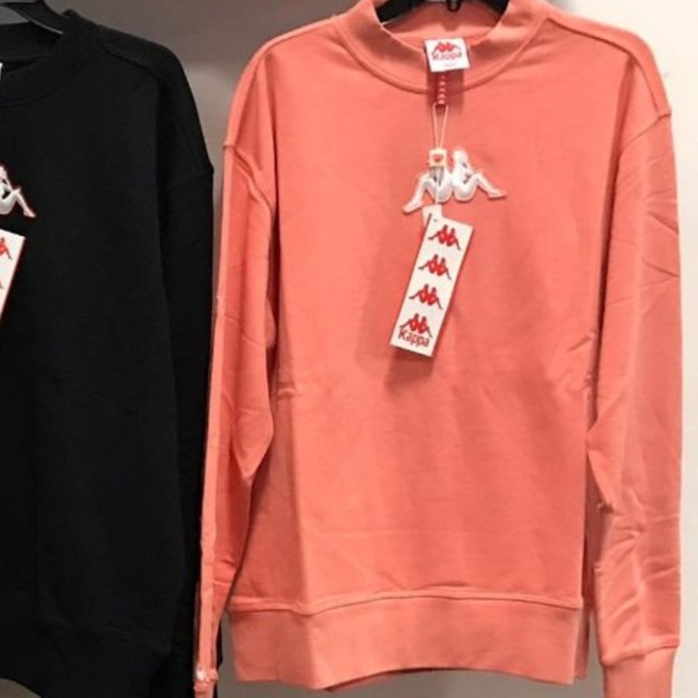 NWT KAPPA 1 piece MEN WOMEN UNISEX sweater PEACH RUNS XL